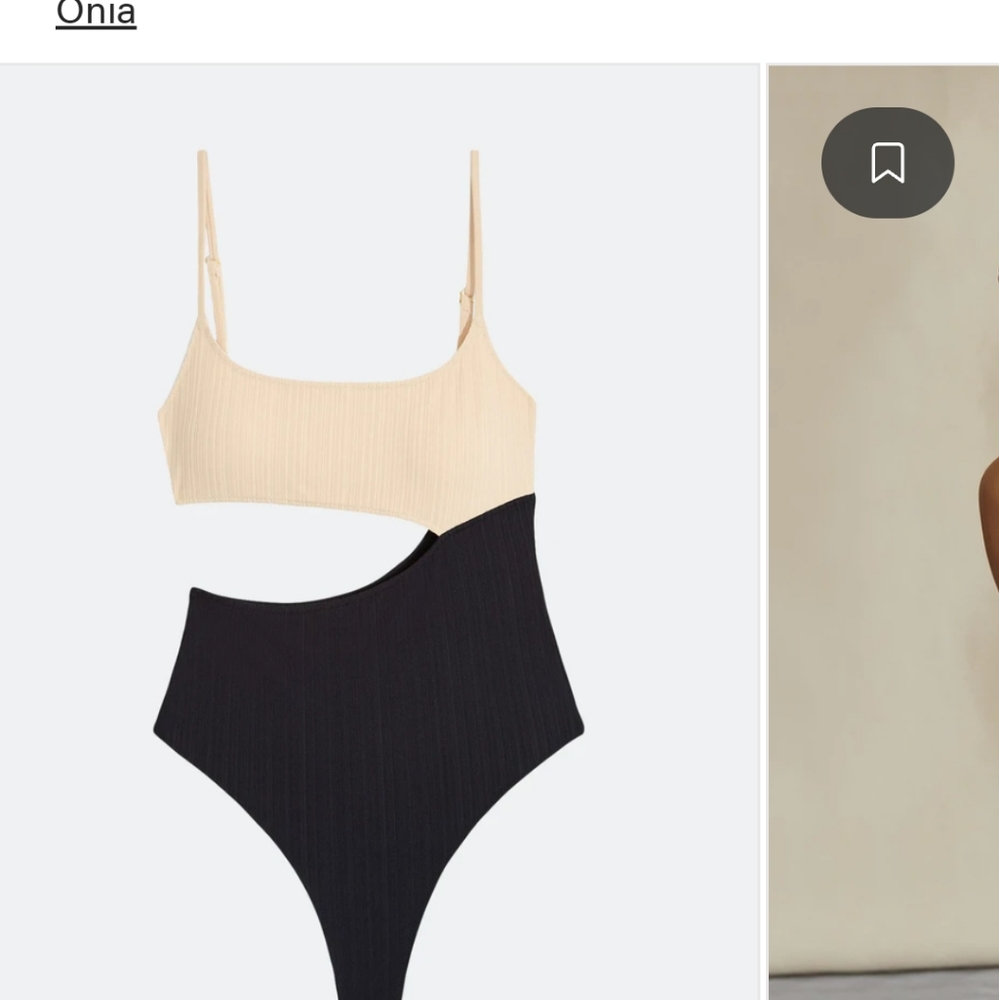 Onia Irregular Rib Bodysuit - Picture 2 of 7